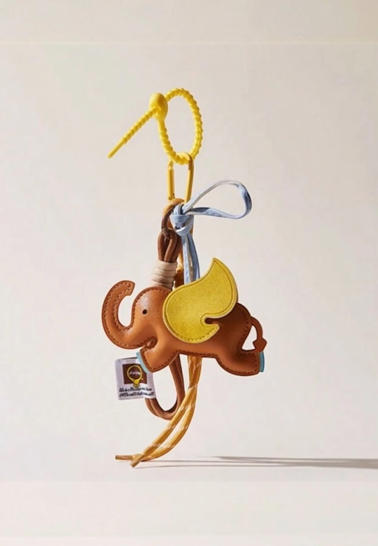 Flying Elephant Keychain