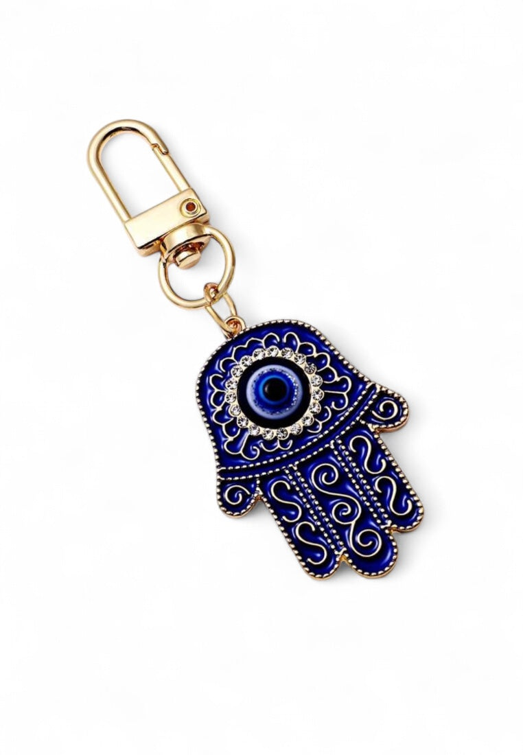 Creative Evil Eye Hamsa Hand Design Keychain