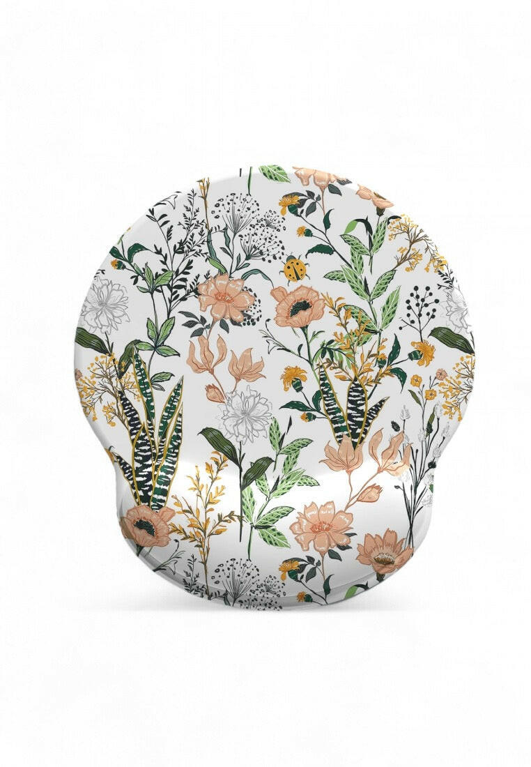 Flower Print Mouse Pad