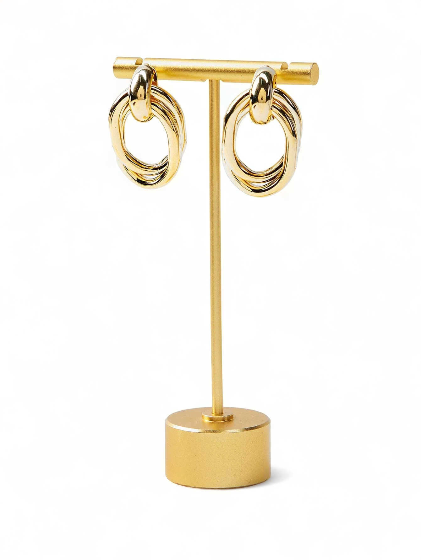 GEOMETRIC DROP EARRINGS