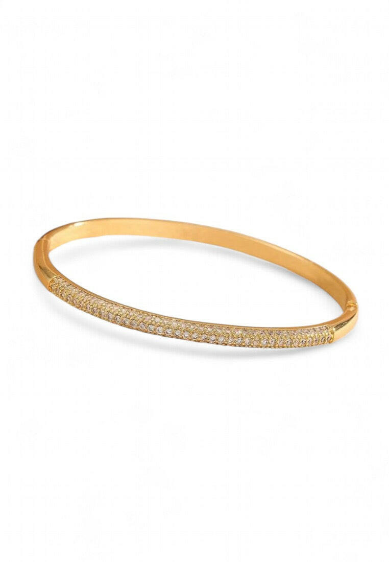 Cubic Zirconia Geometric Round Shaped Bracelet