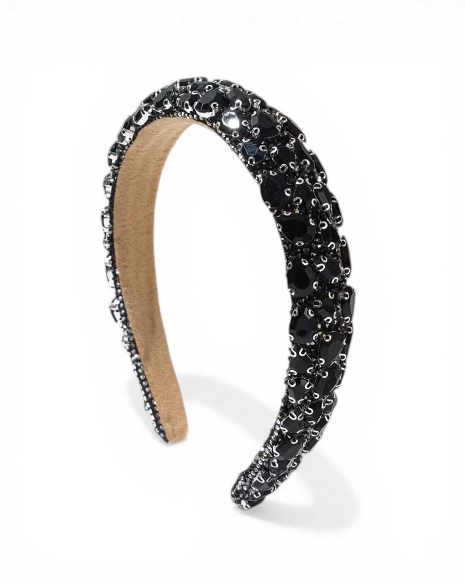 Estilo Black Crystal Headband 🖤