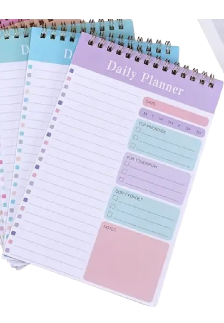 Purple Daily To-Do List Notepad