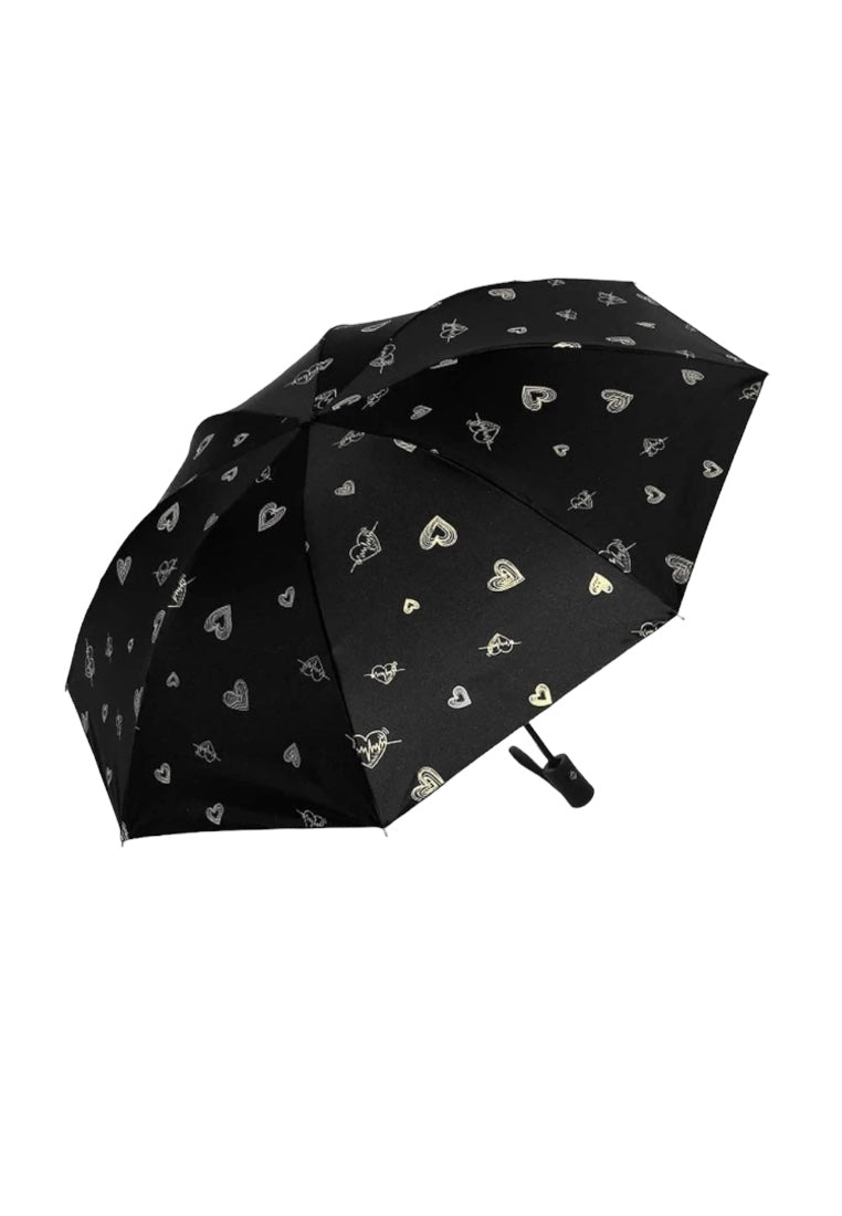 Heart Print Foldable Umbrella
