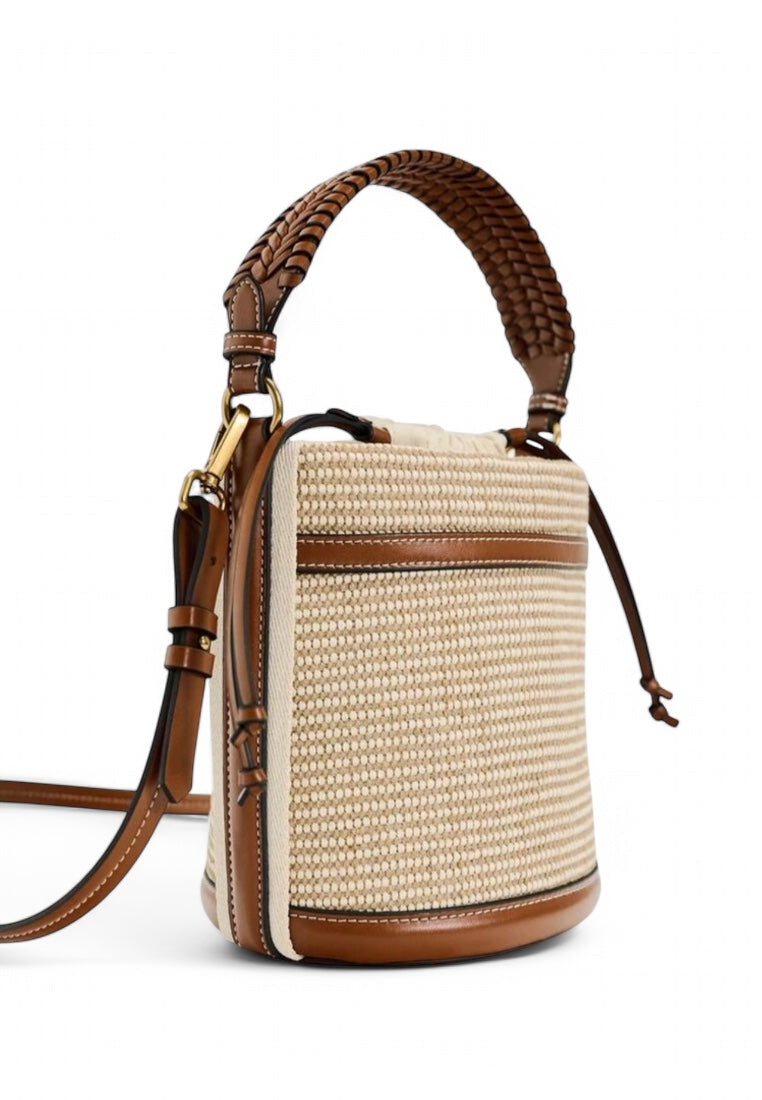 Weave Straw Bucket Bag
