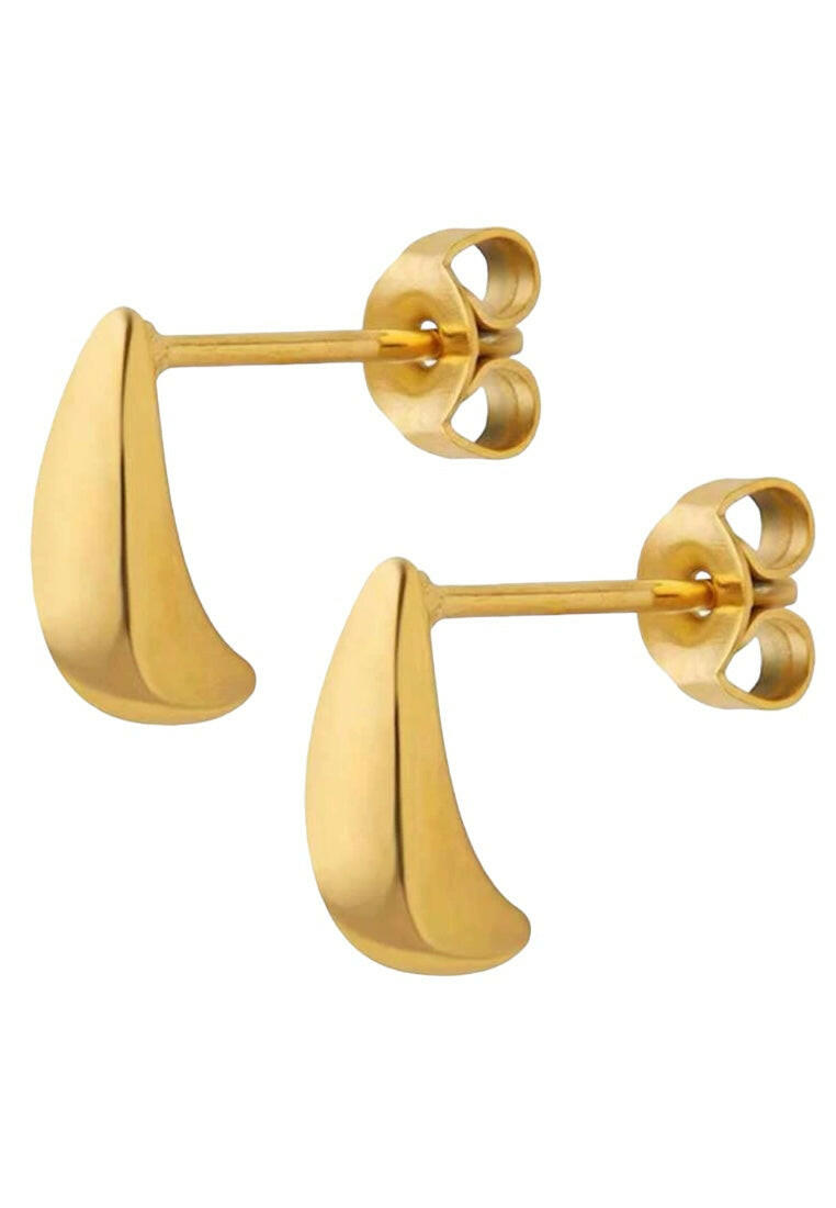 Stainless Steel Water Drop Stud Earrings