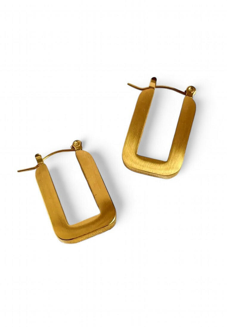 Geometric Square Earrings