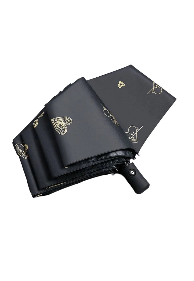 Heart Print Foldable Umbrella
