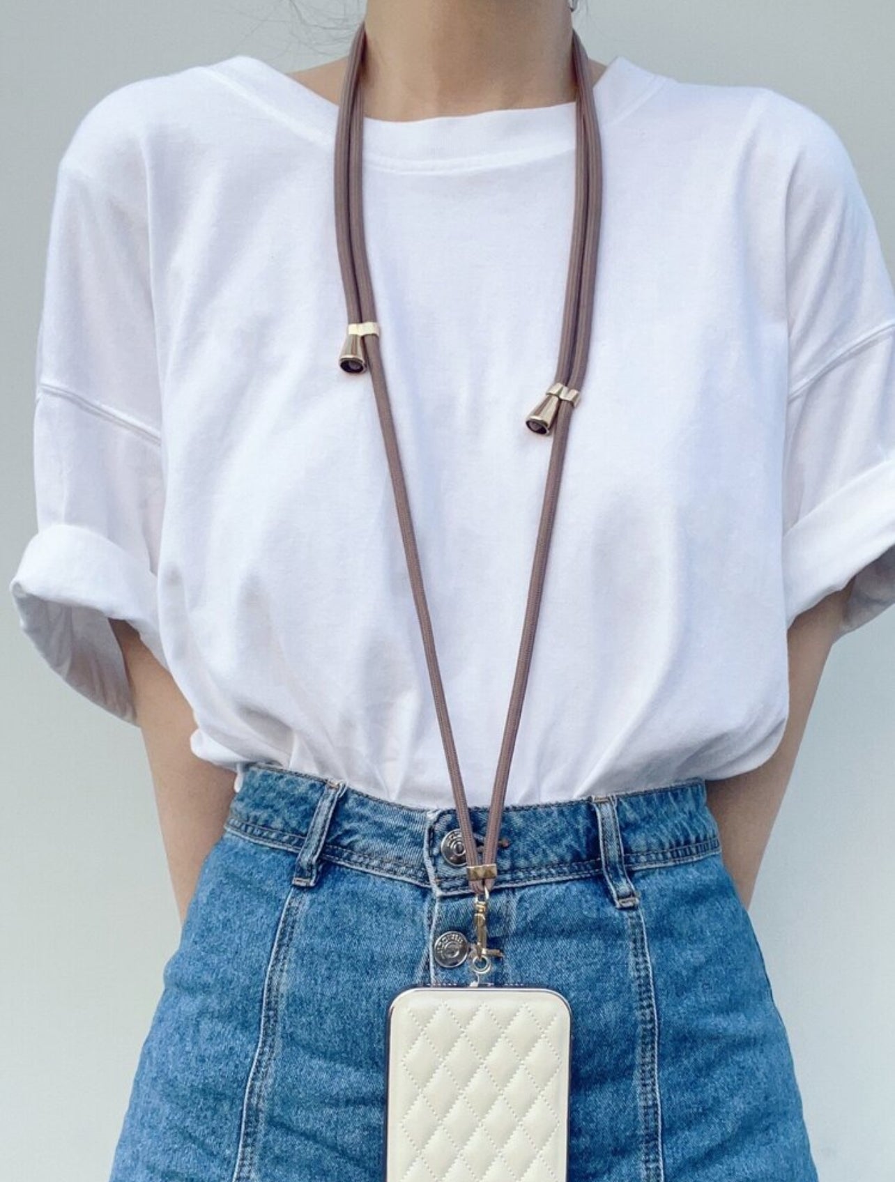 Two Tone Polyamide Adjustable Phone Lanyard