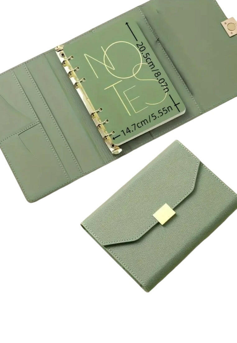 A5 Tri-Fold Matte Finish and Plain Ruling - Stylish Journal