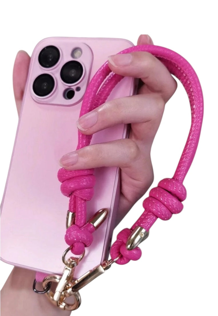 Pink Wrist Strap Phone Lanyard