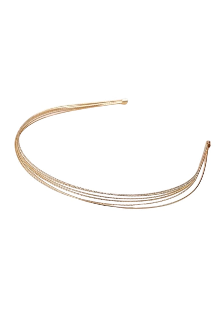 Minimalist Multi-Layer Metal Thin Headband