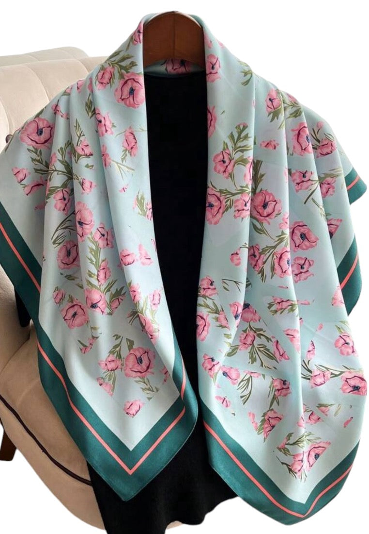 Floral Printed Bandana Scarf