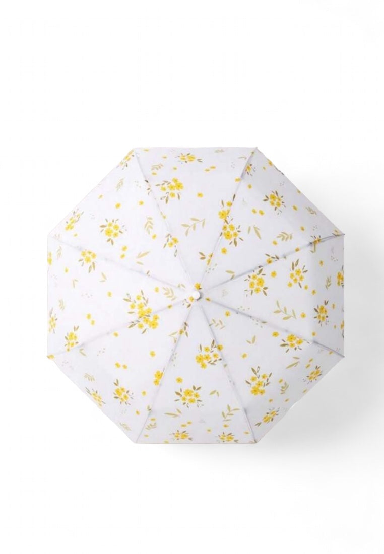 Three-Fold Wooden Handle Umbrella