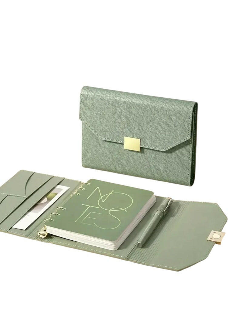 A5 Tri-Fold Matte Finish and Plain Ruling - Stylish Journal