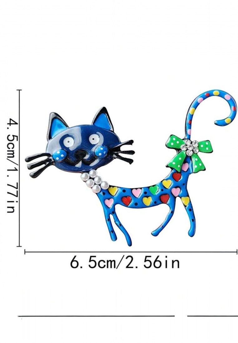 Cats Enamel Pin Brooch