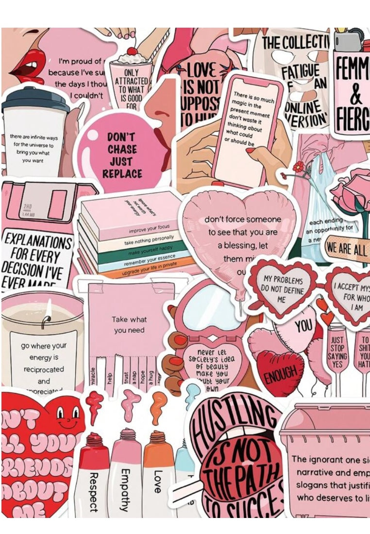 50pcs Inspirational Stickers