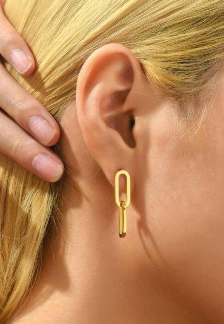 18K Gold-Plated Steel Earrings
