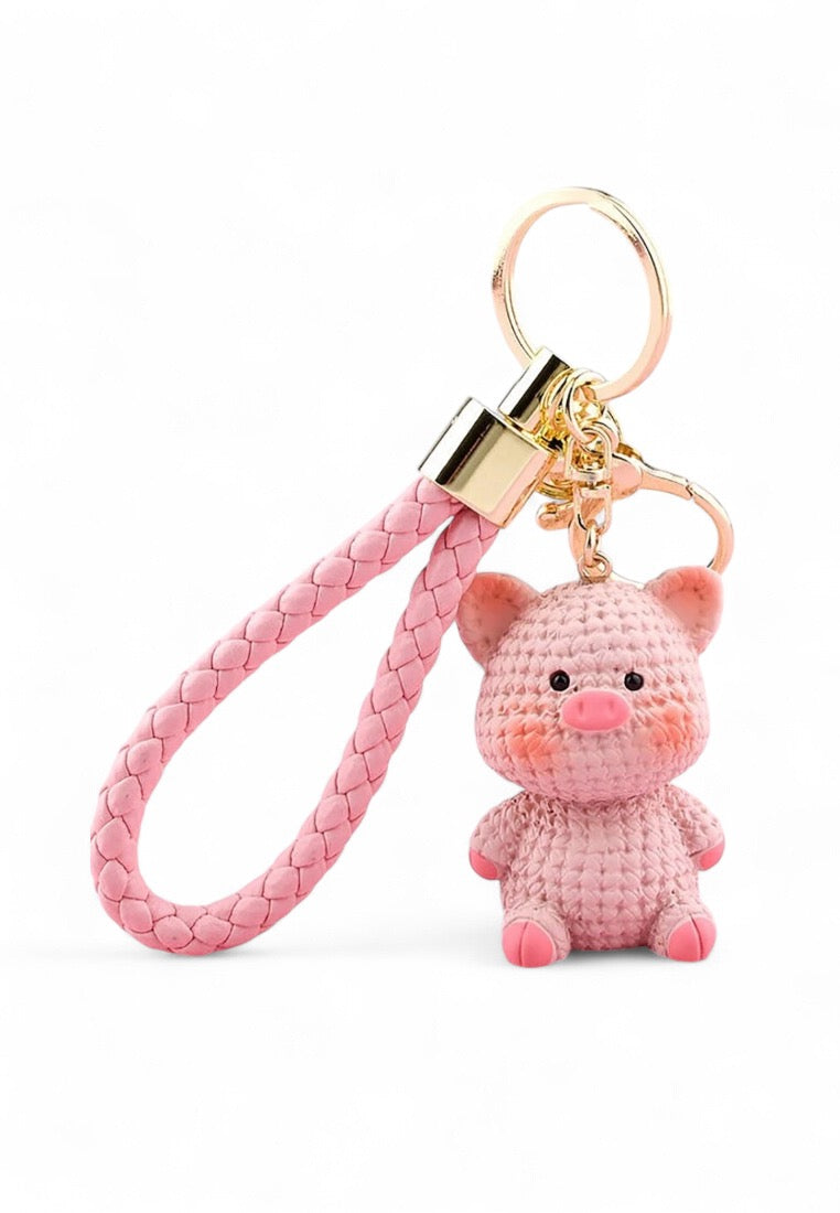 Cartoon Cute Pig Keychain