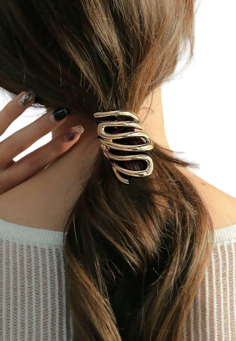 Gold-toned Snake Shaped Pin