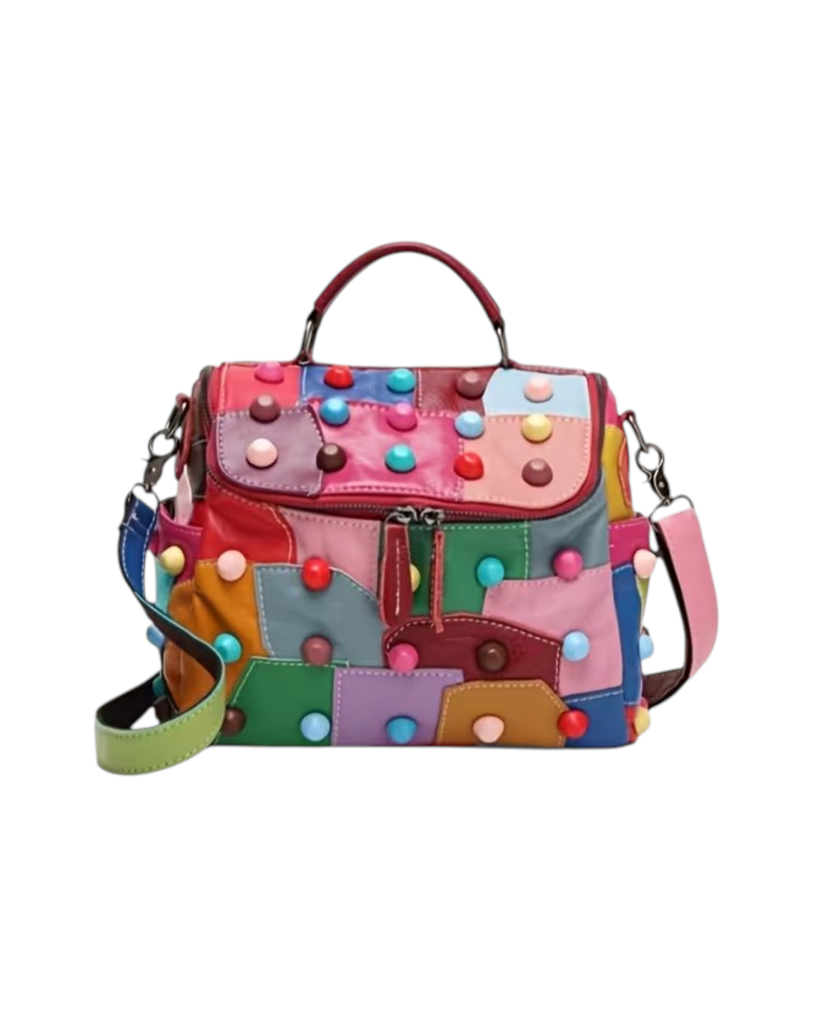 Colorful Geometric Pattern Bag