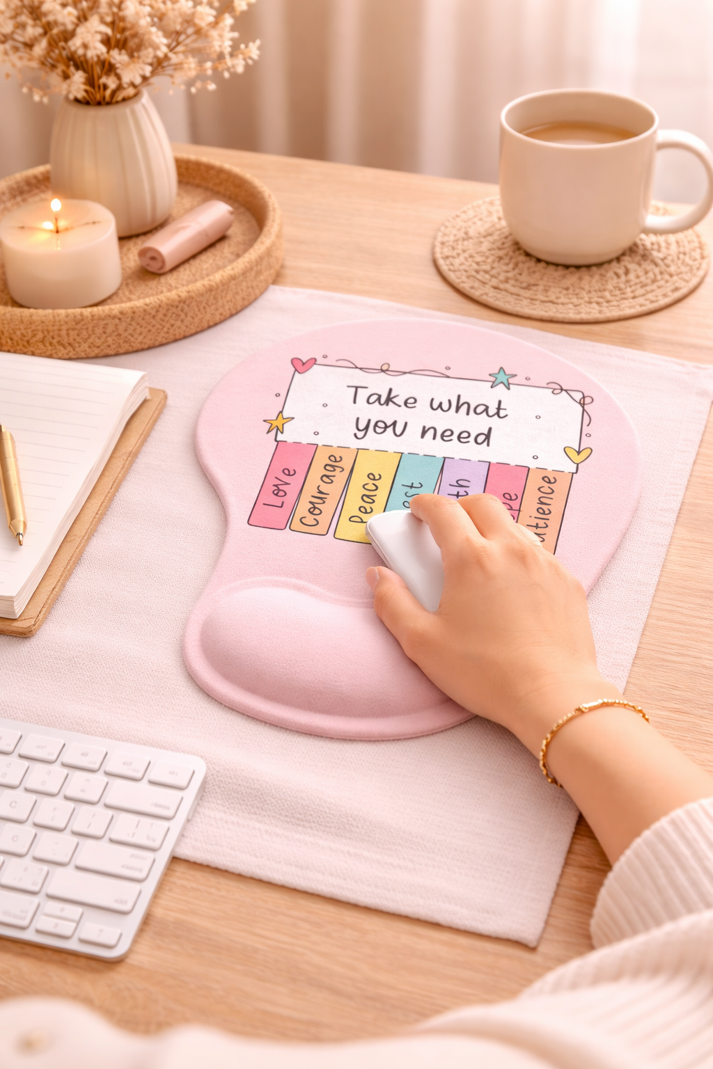 Motivational Words Mouse Pad