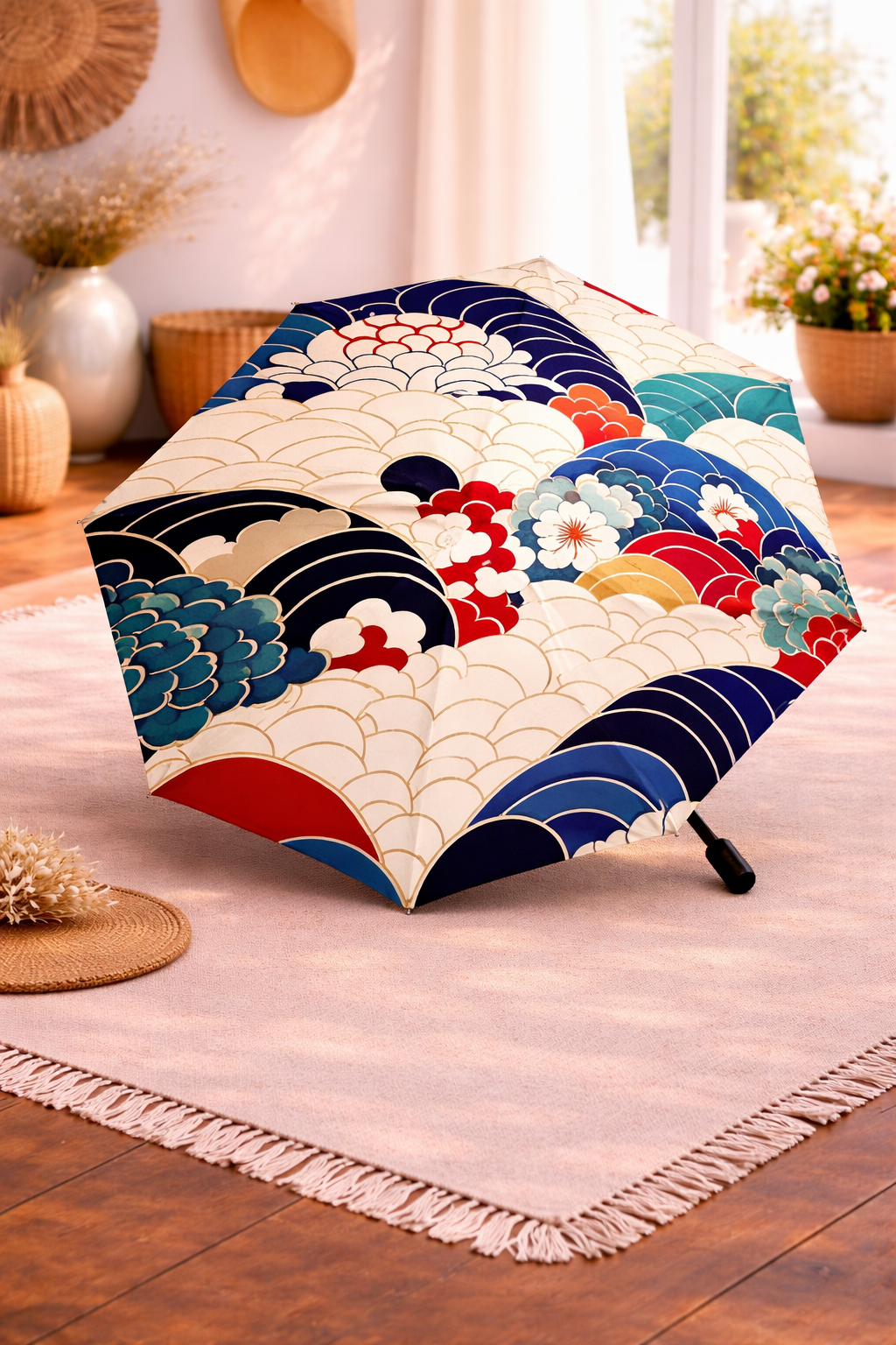 Waves And Clouds Umbrella