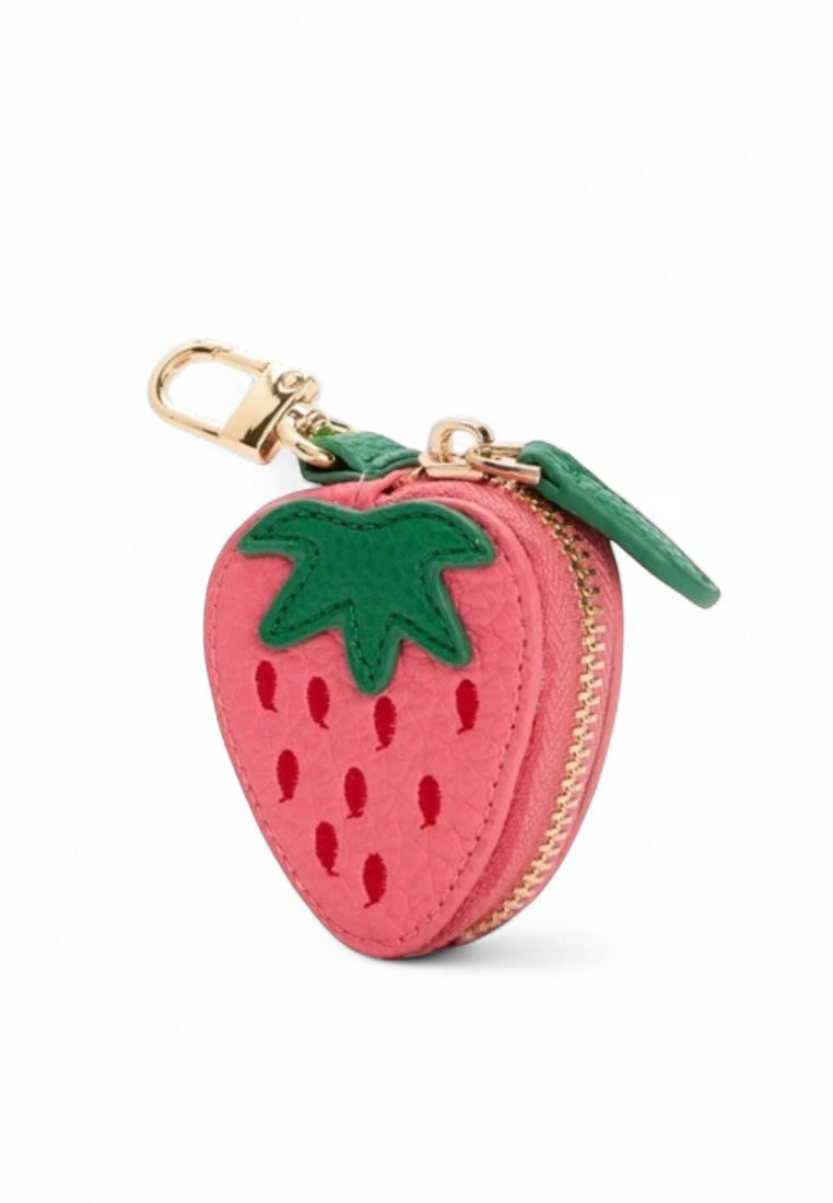 Strawberry Coin Purse Keychain