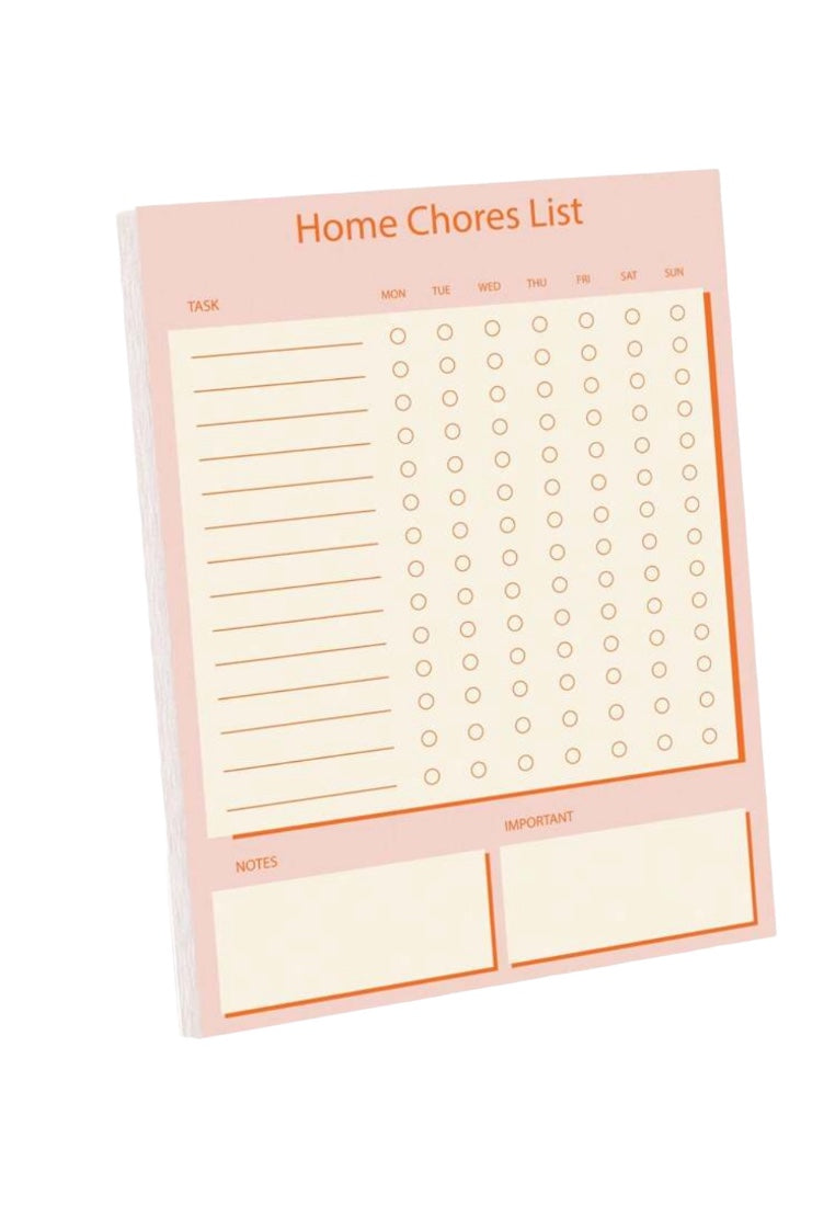 Home Chores List-Daily And Weekly Cleaning Schedule Checklist Planner And Organizer,