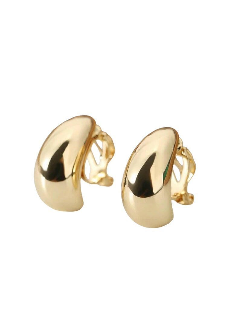 Gold-Plated Clip-On Earring