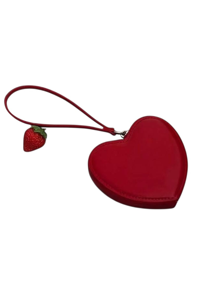 Heart-Shaped Red Wallet
