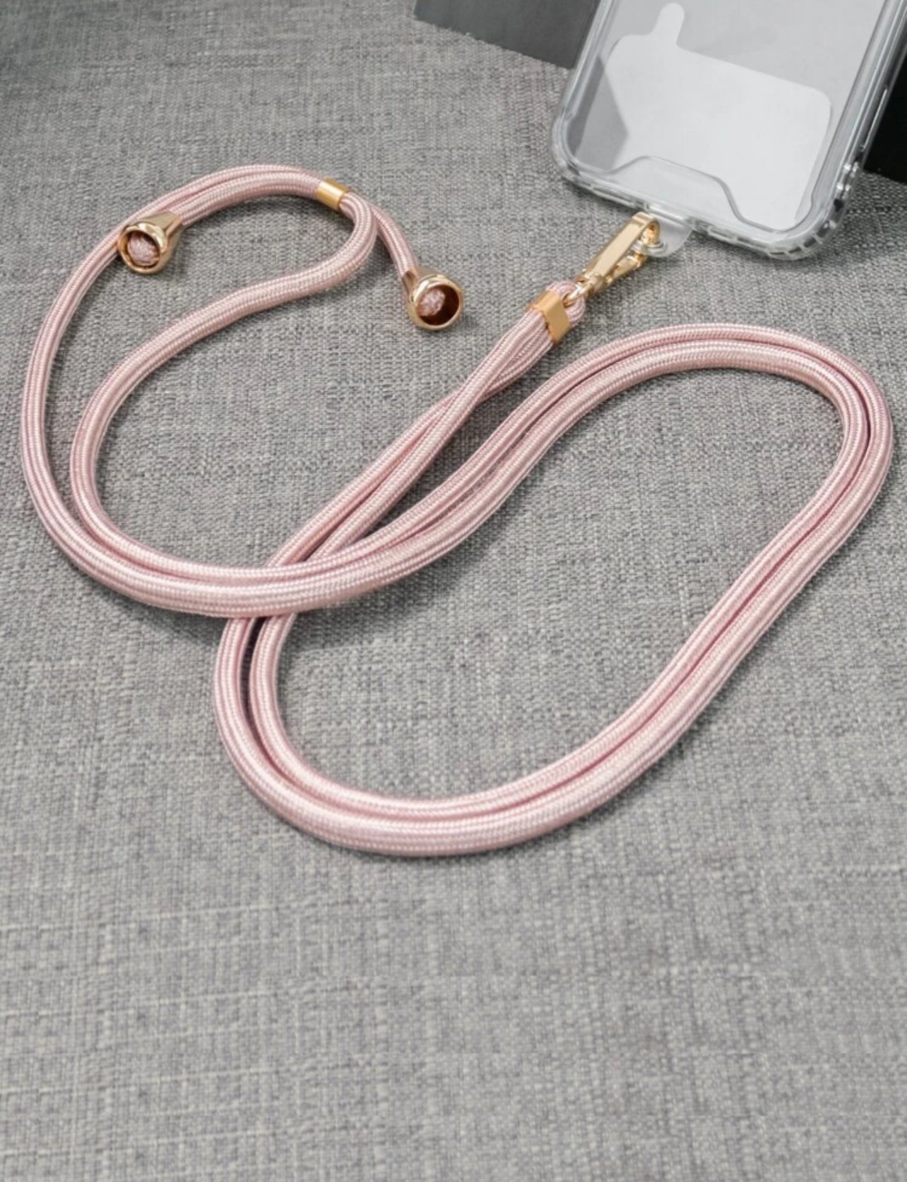 Phone Lanyard with Adjustable Crossbody Detachable Nylon Neck Strap Patch