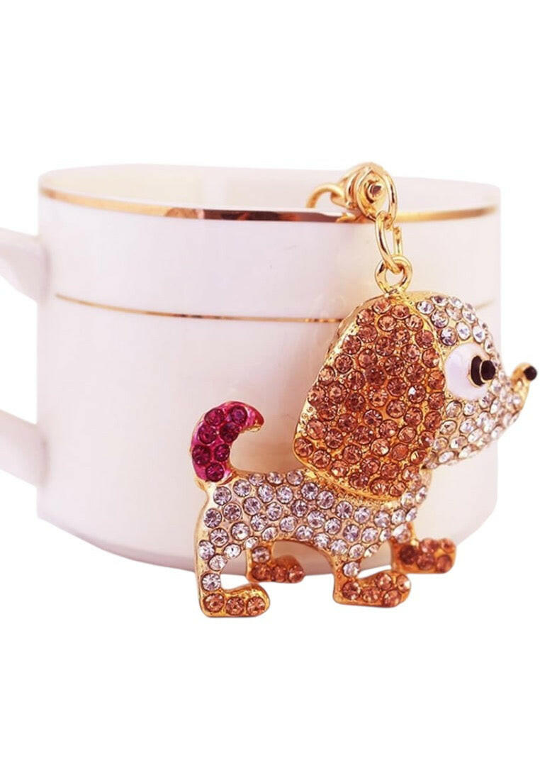 Cute Cartoon Puppy Keychain