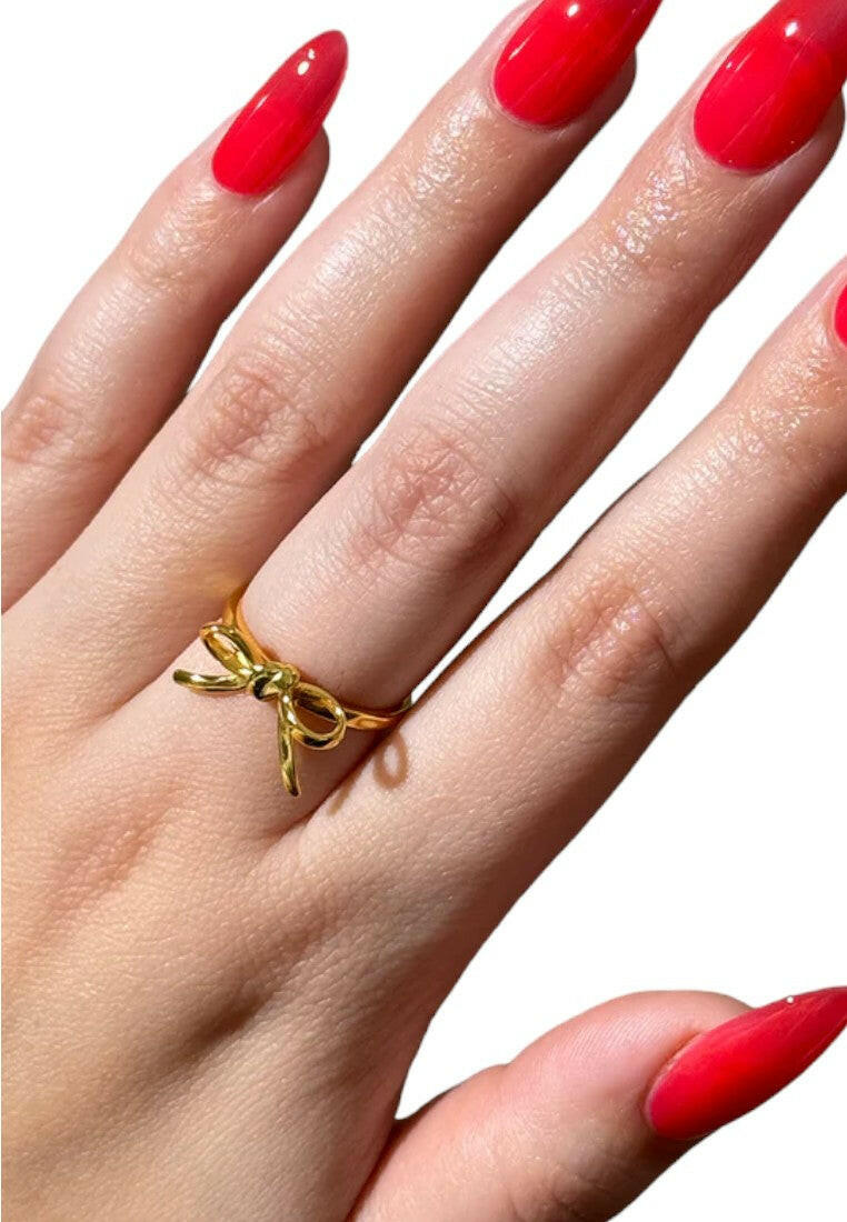 925 Sterling Silver Bow-knot Ring
