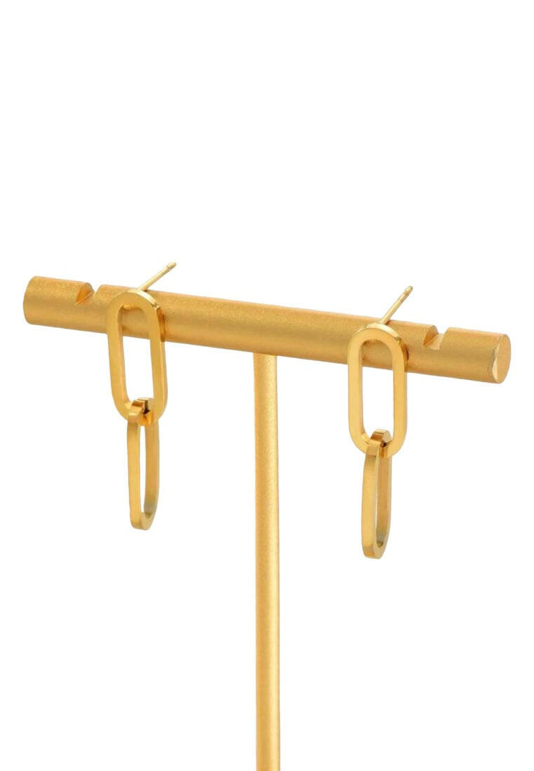 18K Gold-Plated Steel Earrings