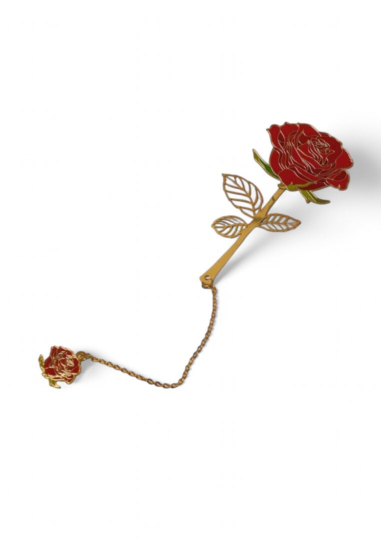 Metal Rose Bookmark