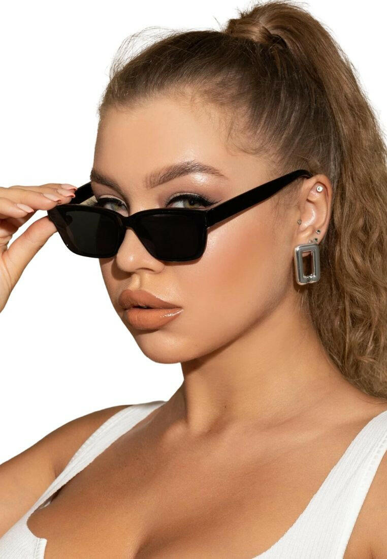 Clear Acrylic Frame Sunglasses with modern and lightweight design. These sunglasses feature transparent frames made from acrylic material, combining style and comfort for versatile sun protection.