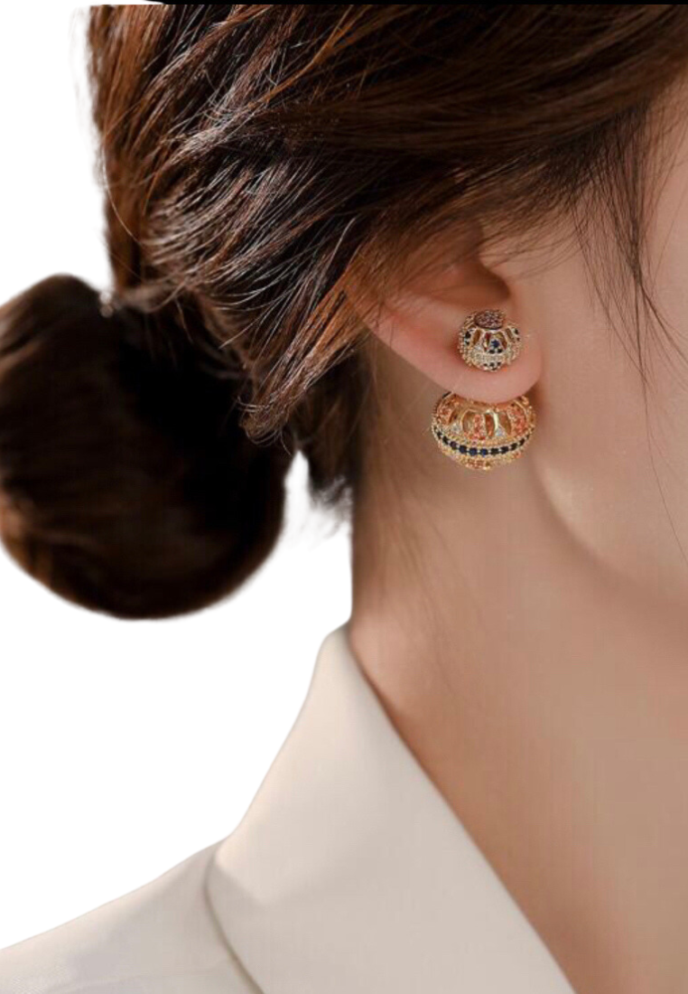 Vintage style 2025 stud earrings