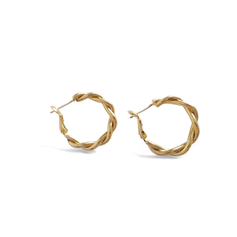 Twist Hoop Earrings