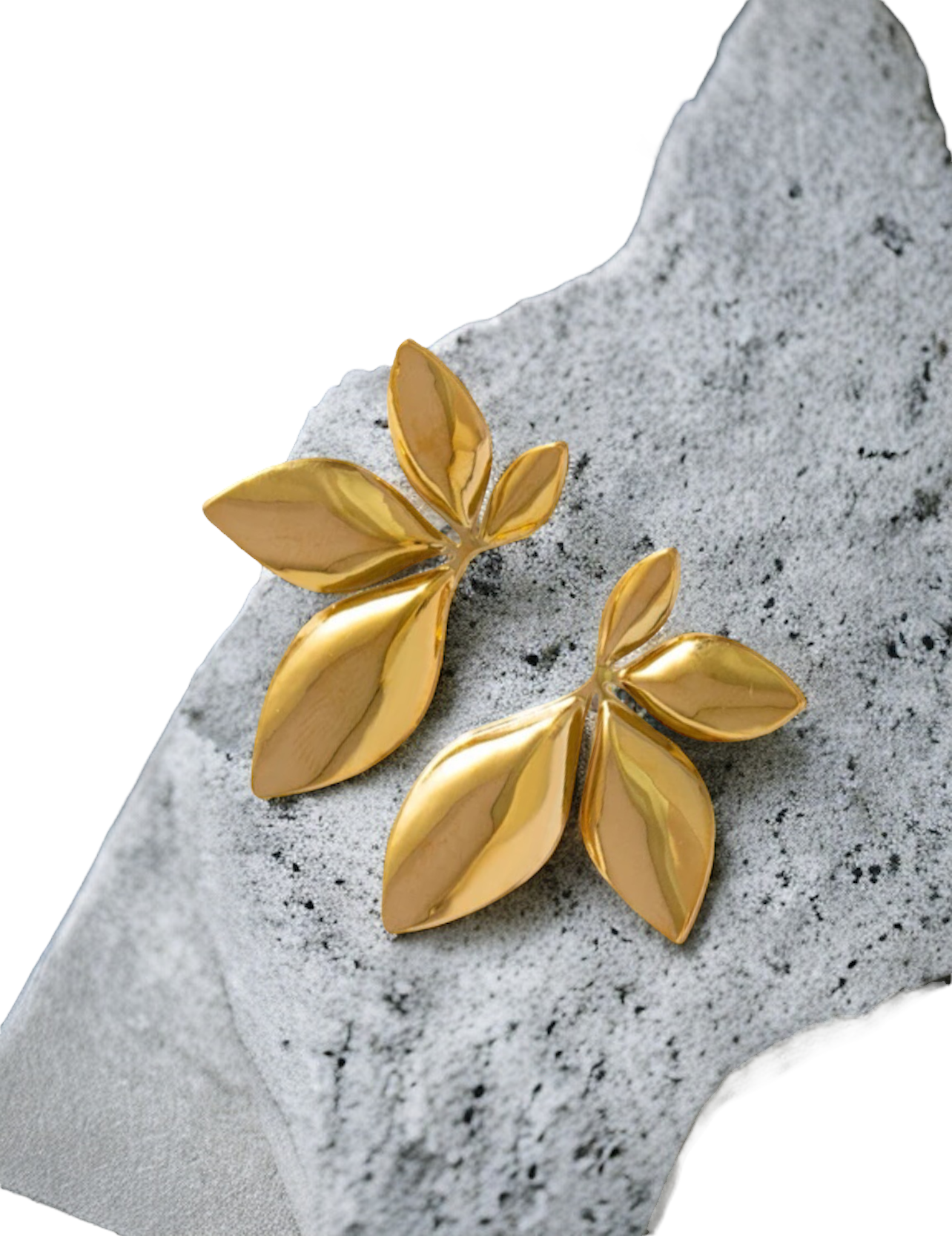 Minimalist Stainless Steel Flower Stud Earrings