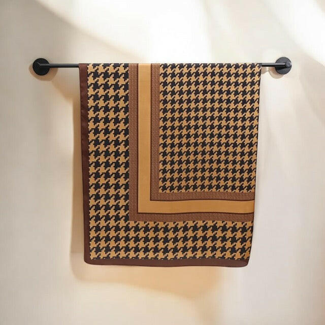 Houndstooth Print Bandana