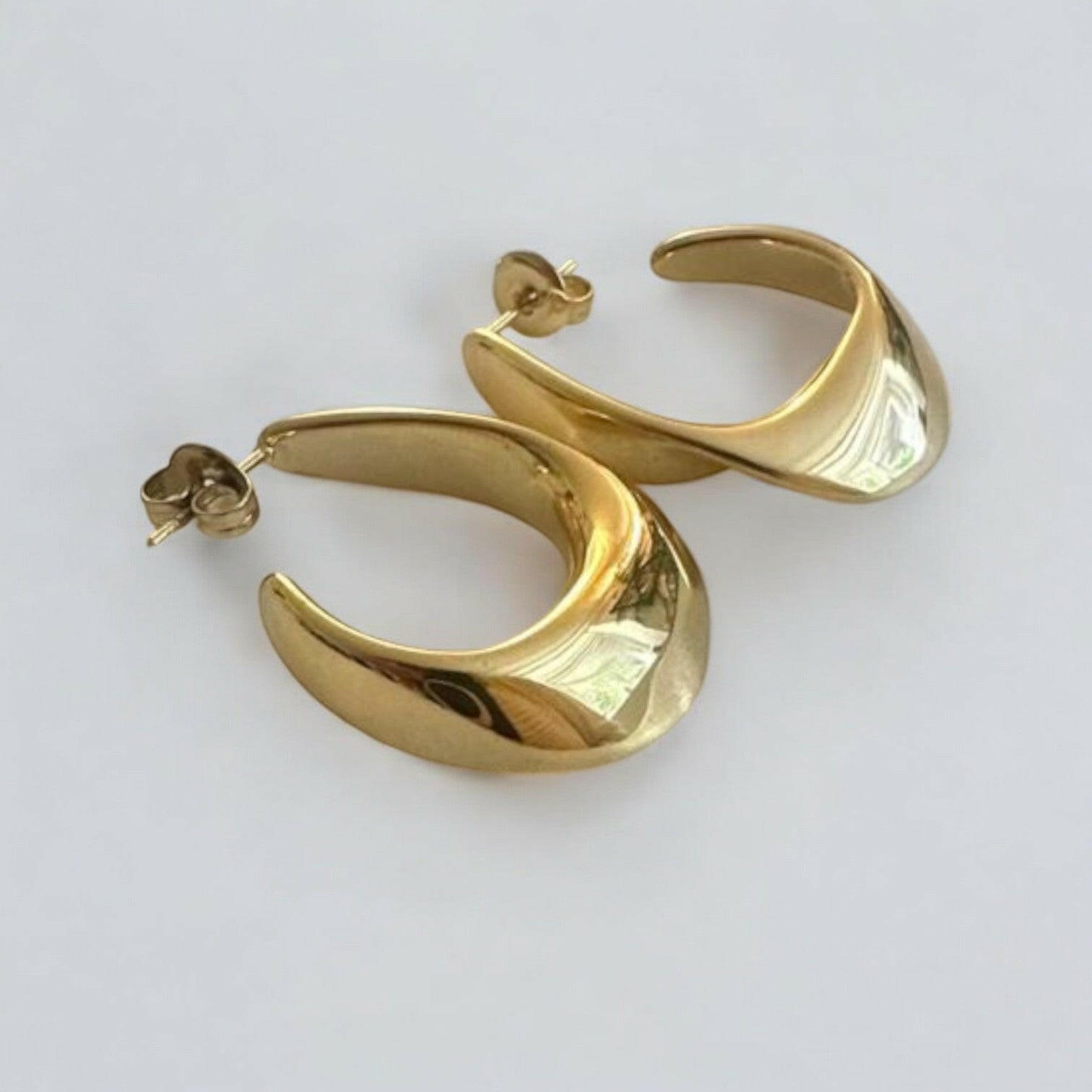 18K Gold Plating Twisted Stainless Steel