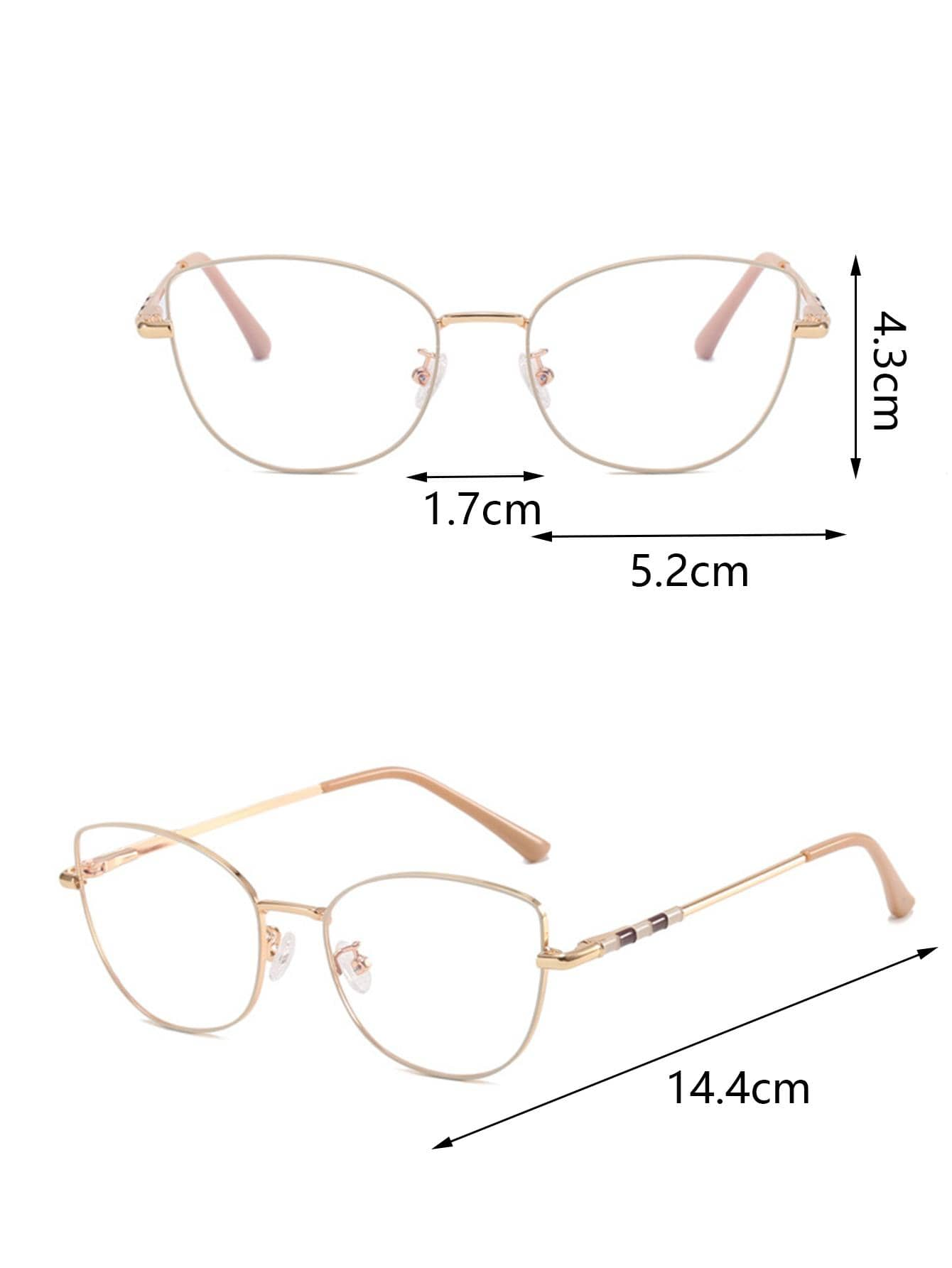 This pair of eyeglasses features a stylish metal frame and anti-blue light lenses to protect your eyes from digital device radiation. Its anti-reflection coating reduces glare and eyestrain for maximum comfort during extended use of digital devices.