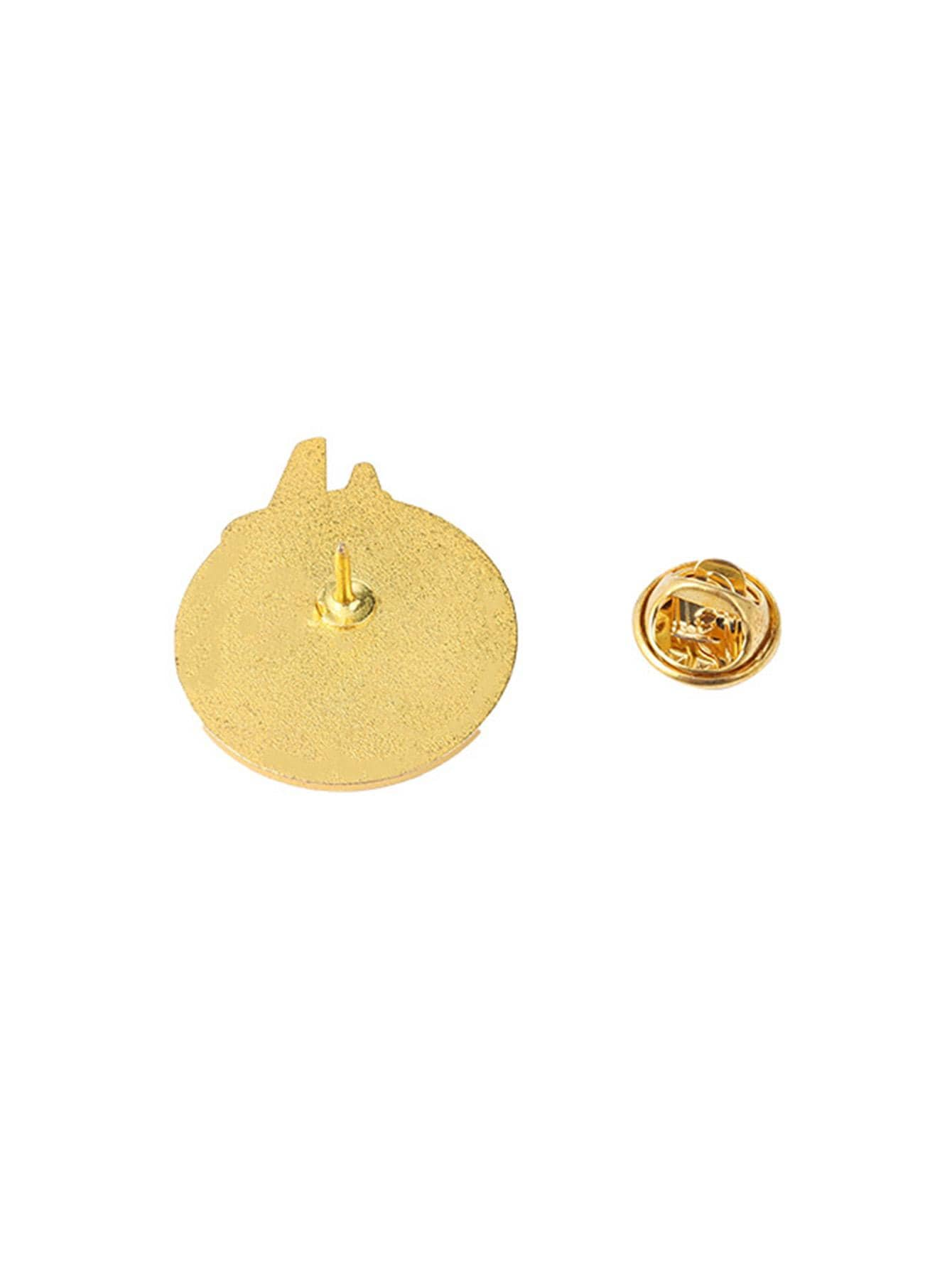 Set of five brooches featuring slogan graphics, allowing you to express your thoughts and statements through your accessories in a stylish and personalized way.