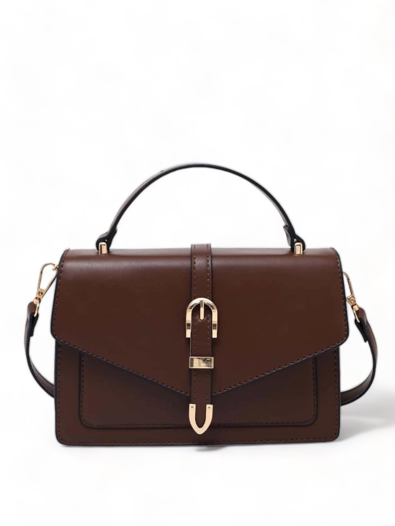 Buckle Decor Flap Square Bag