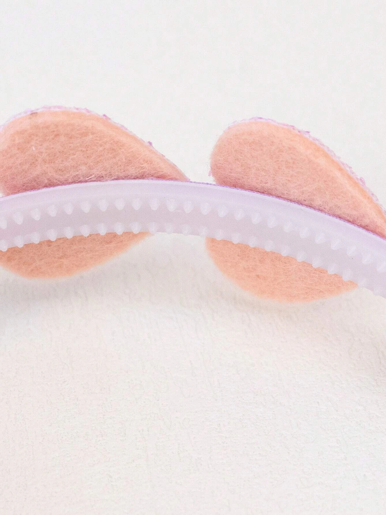 A collection of six headbands designed for toddler girls, each featuring glittery heart decorations, adding a touch of sparkle and cuteness to their hairstyles.