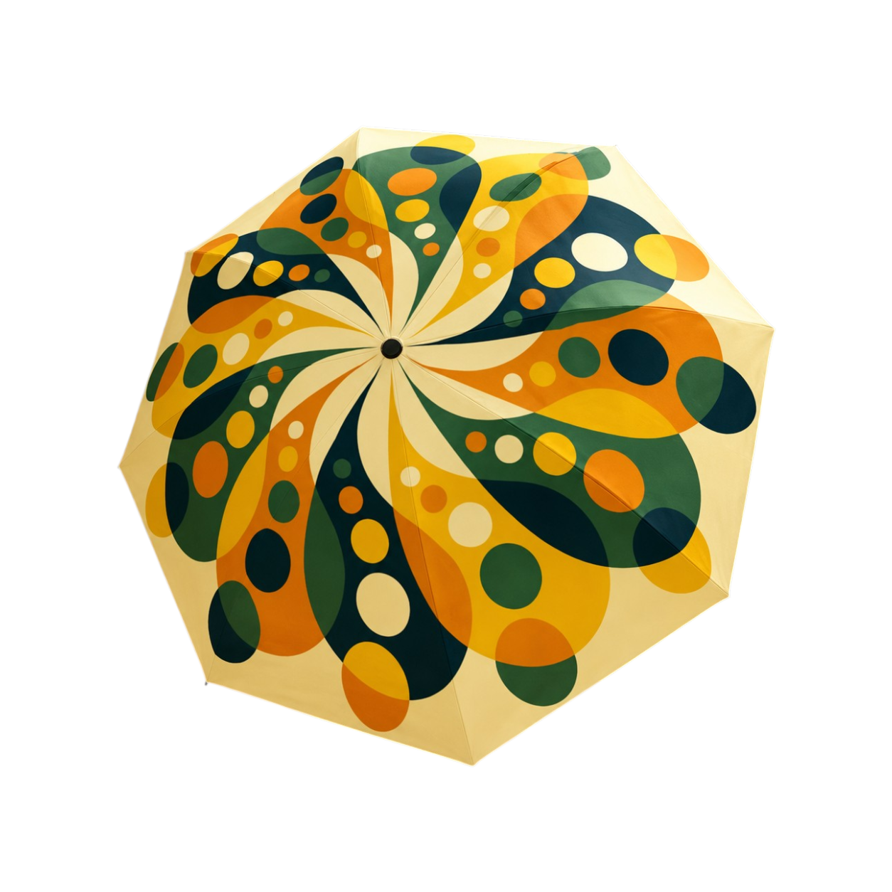 Retro Bloom Spin Umbrella