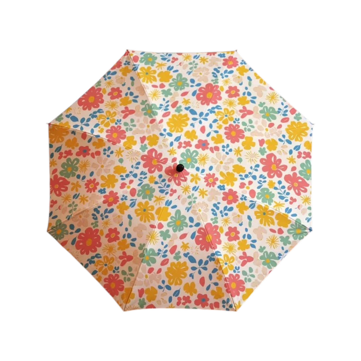 Multi-Color Floral Umbrella