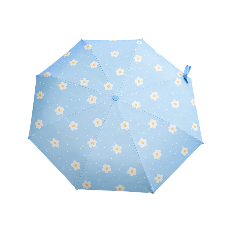Blue Daisy Umbrella