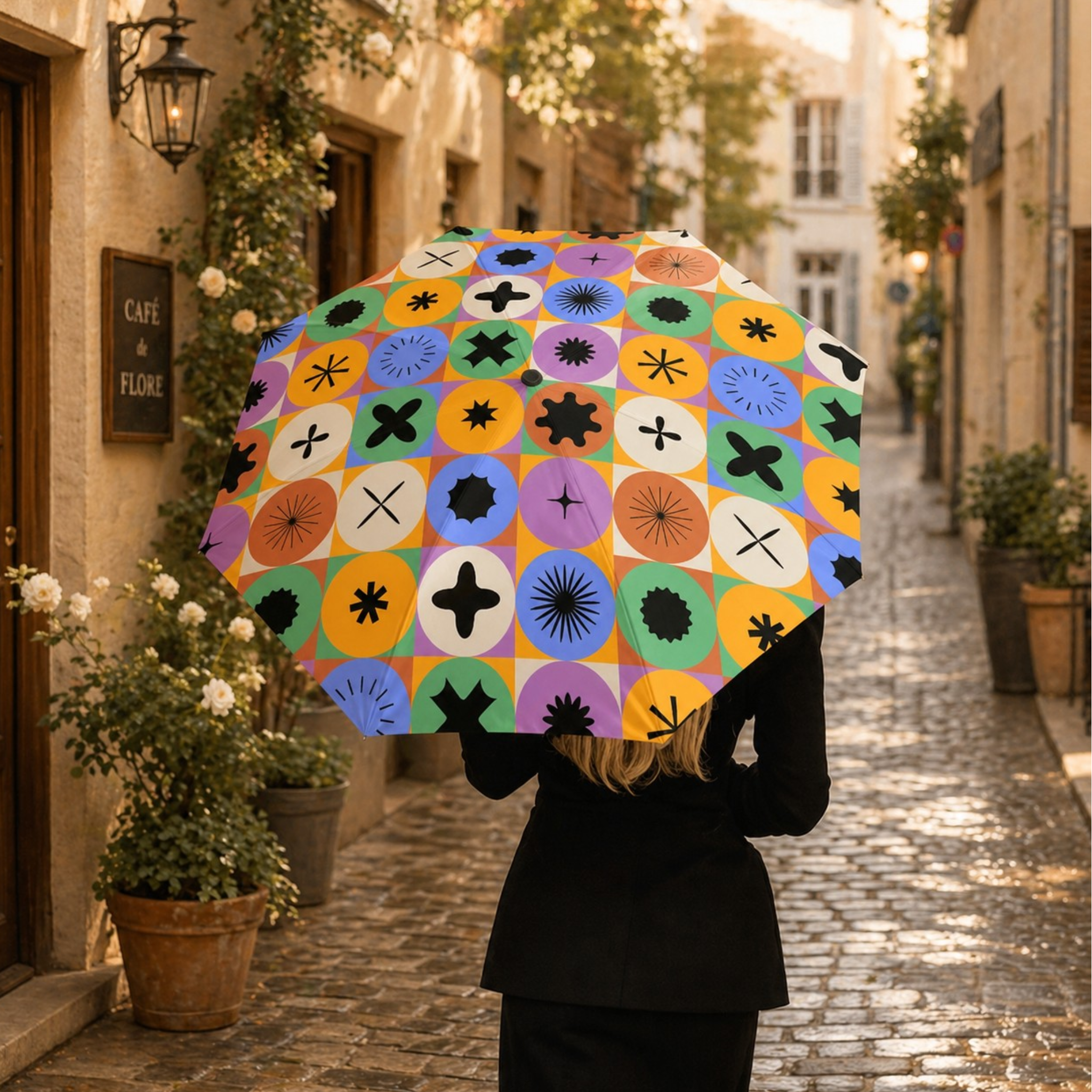 Geometric Pattern Umbrella